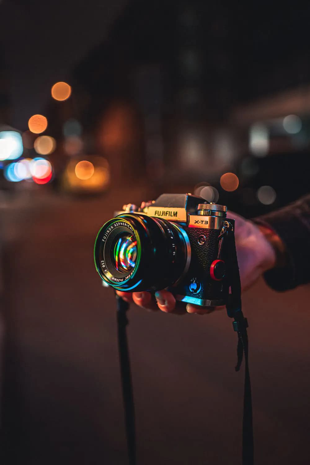 Analoge Kamera: Fujifilm X-T3. Foto: Giddon Wessner