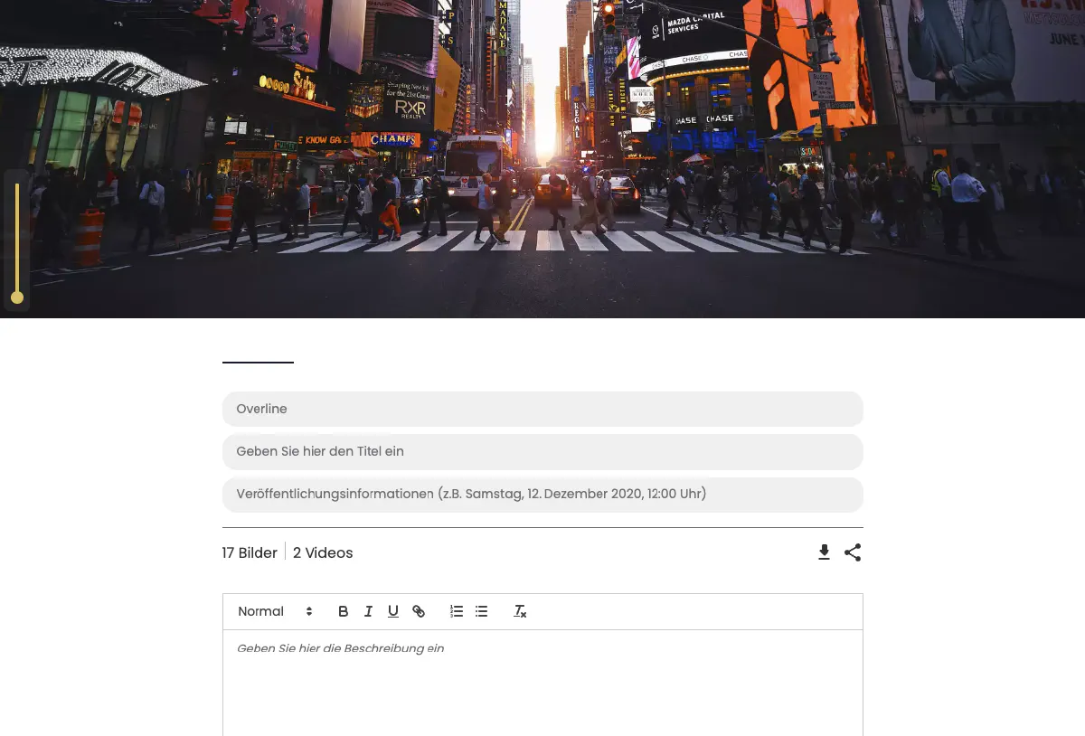 Newsletter erstellen