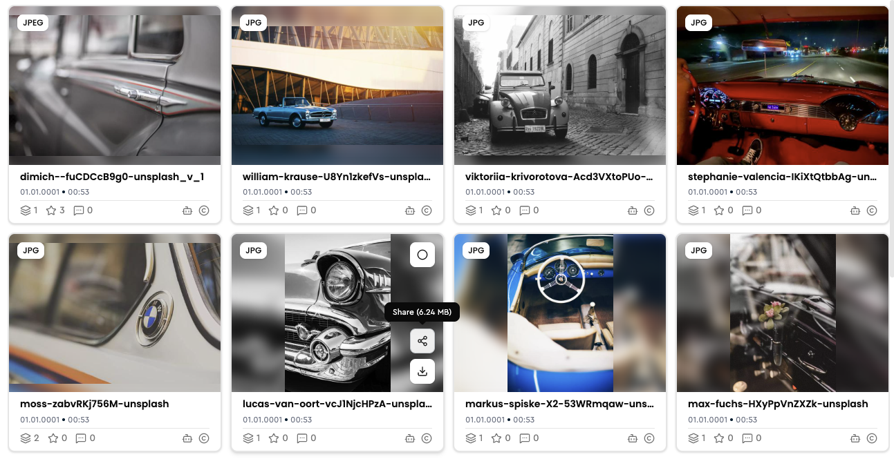 Dateien in VAULO teilen