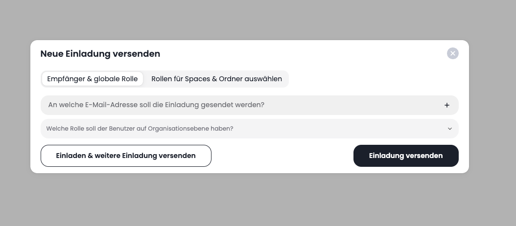 Rechtemanagement in VAULO