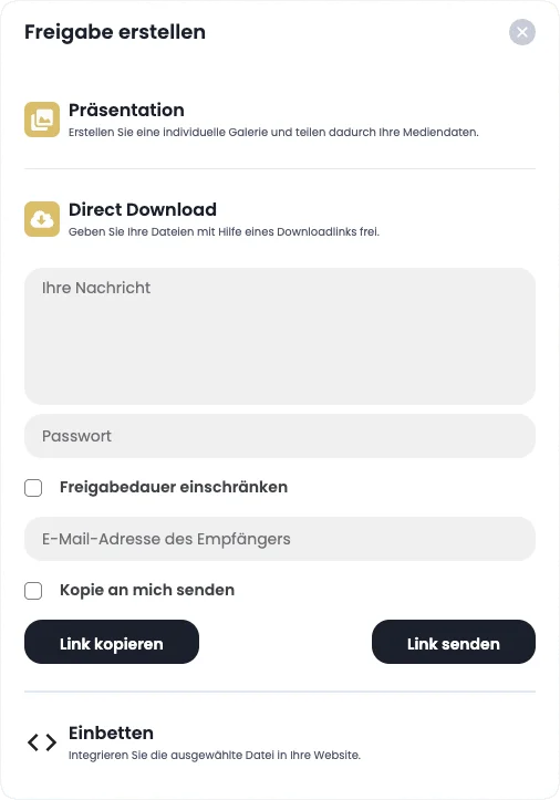 Screenshot Direct Download prompt